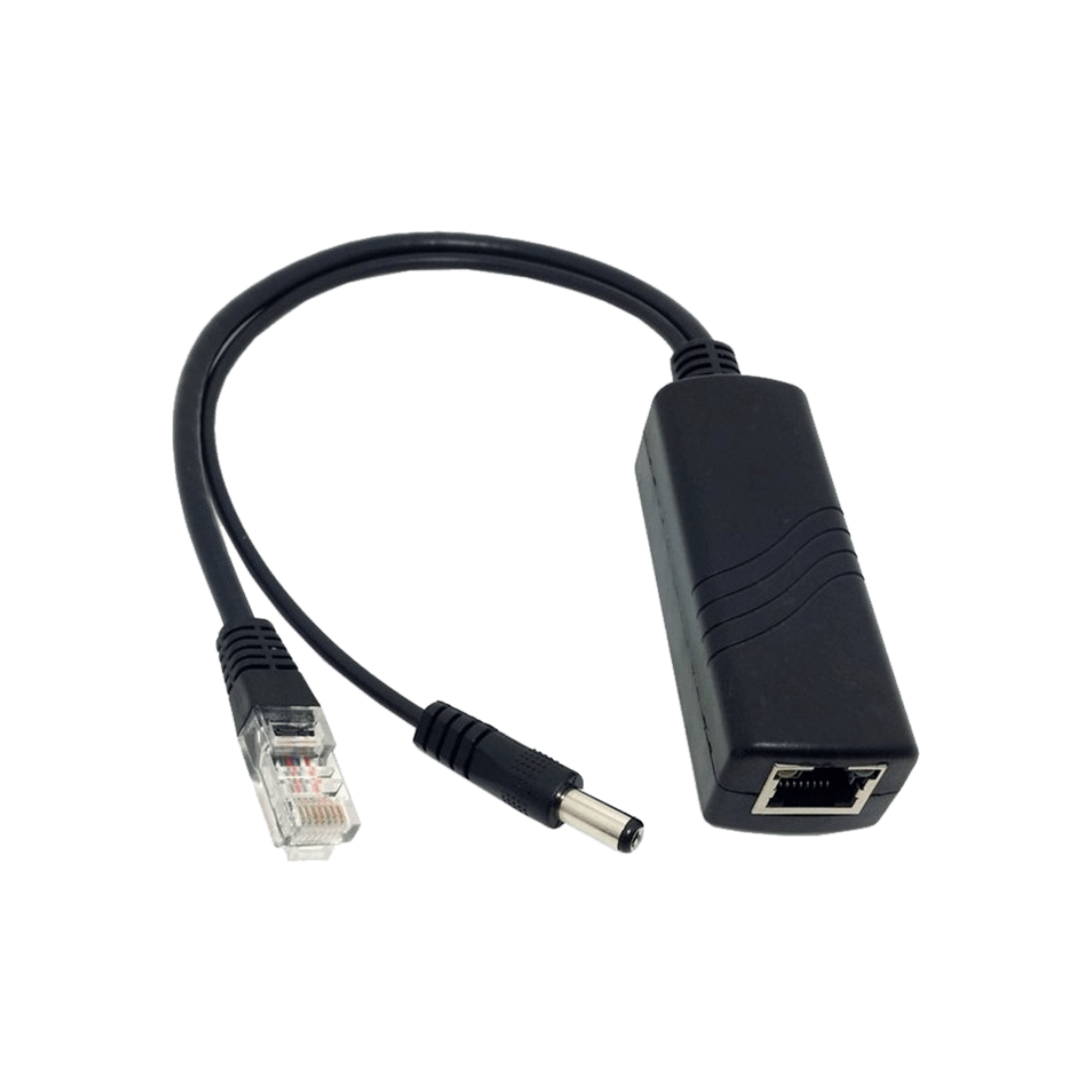 Разделяет сигнал с витой пары RJ-45 (данные+питание) External POE New